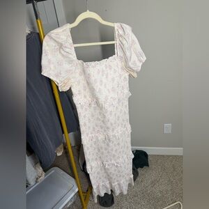 Floral Puff Sleeve Dress